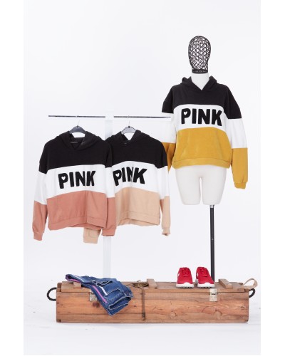 NAKIŞ DETAYLI POLAR SWEATSHİRT